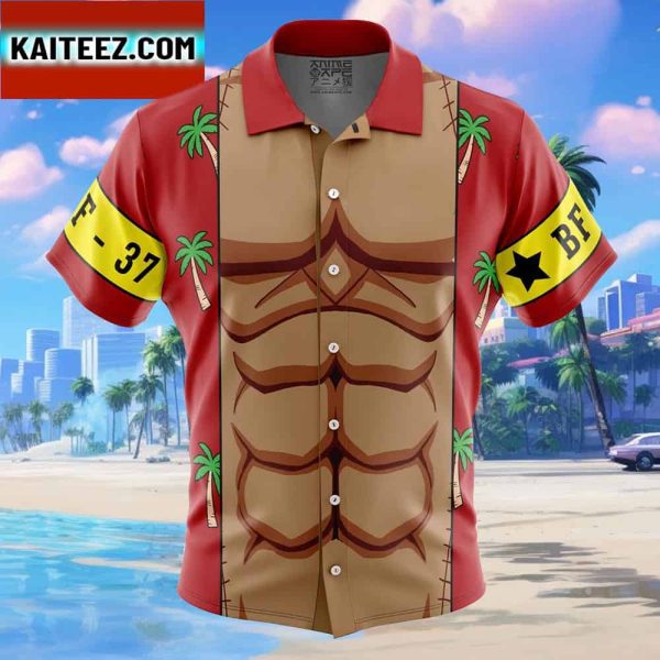 Franky One Piece Gift For Family In Summer Holiday Button Up Hawaiian Shirt