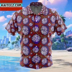 Gomu Gomu no Mi One Piece Gift For Family In Summer Holiday Button Up Hawaiian Shirt