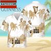 Guinness Beer Yellow White Hawaii Aloha Shirt Beer Hawaiian Shirt