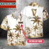 Guinness Beer Yellow White Hawaii Aloha Shirt Beer Hawaiian Shirt