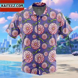 Hana Hana no Mi One Piece Gift For Family In Summer Holiday Button Up Hawaiian Shirt