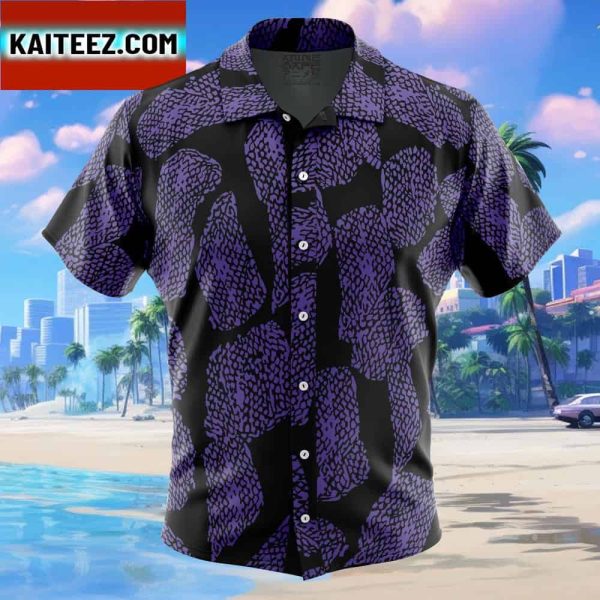 Kokushibo Demon Slayer Gift For Family In Summer Holiday Button Up Hawaiian Shirt