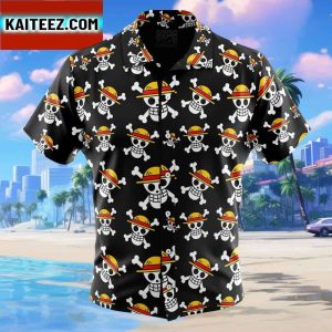 Luffy One Piece Gift For Family In Summer Holiday Button Up Hawaiian Shirt