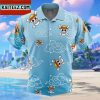 Luffy One Piece Gift For Family In Summer Holiday Button Up Hawaiian Shirt