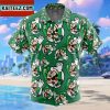 Luffys Wano Pattern One Piece Gift For Family In Summer Holiday Button Up Hawaiian Shirt