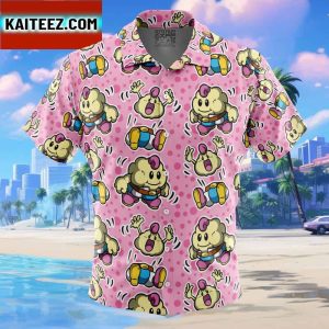Mallow Super Mario Bros Gift For Family In Summer Holiday Button Up Hawaiian Shirt
