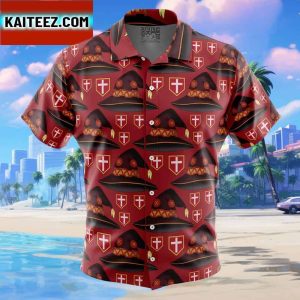 Megumin Konosuba Gift For Family In Summer Holiday Button Up Hawaiian Shirt