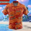 Mera Mera no Mi One Piece Gift For Family In Summer Holiday Button Up Hawaiian Shirt