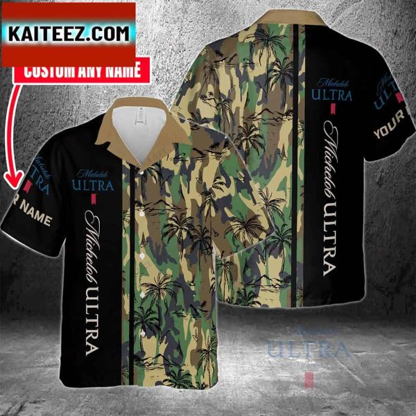 Michelob Ultra Hawaiian Shirt with Custom Best Gift For Family Summer Vacation