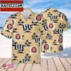 Miller Lite Hawaiian Beach Pattern Shirt Hawaii Beer Shirt Miller Lite Hawaiian Summer Shirt Miller Lite Aloha Shirt