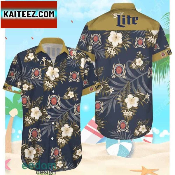 Miller Lite Style 2 Aloha Beach Gift Hawaiian Shirt For Men And Women