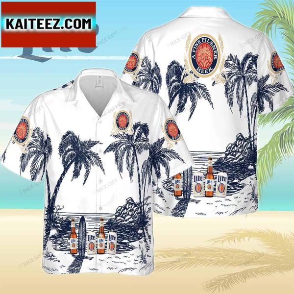 Miller Lite Unforgettable Hawaiian Shirt Style