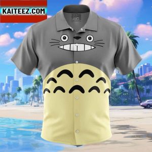 My Neighbor Totoro Studio Ghibli Gift For Family In Summer Holiday Button Up Hawaiian Shirt