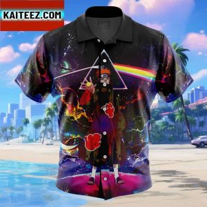 Naruto Akatsuki Astral Led Pain Gift For Family In Summer Holiday Button Up Hawaiian Shirt