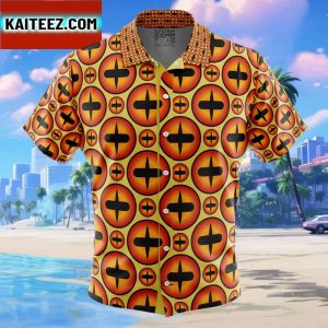 Naruto Kekkei Genkai Naruto Shippuden Gift For Family In Summer Holiday Button Up Hawaiian Shirt