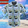 Navy Blue Monkey D Luffy Dressrosa One Piece Gift For Family In Summer Holiday Button Up Hawaiian Shirt