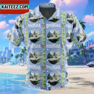 Nausicaa of the Valley of the Wind Studio Ghibli Gift For Family In Summer Holiday Button Up Hawaiian Shirt