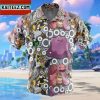 Normal Type Pattern Pokemon Gift For Family In Summer Holiday Button Up Hawaiian Shirt