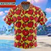 Orange Squid Aloha Splatoon Gift For Family In Summer Holiday Button Up Hawaiian Shirt