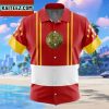 Red Ranger Mighty Morphin Power Rangers Gift For Family In Summer Holiday Button Up Hawaiian Shirt