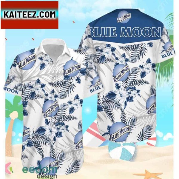 Repoted Blue Moon Beer Aloha Beach Gift Hawaiian Shirt For Men And Women