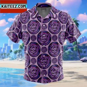 Rinnegan Naruto Shippuden Gift For Family In Summer Holiday Button Up Hawaiian Shirt