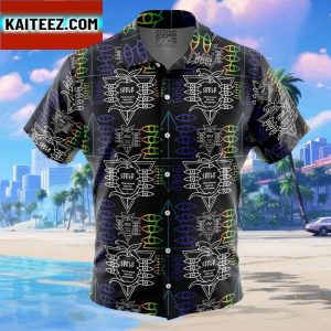 Seele Neon Genesis Evangelion Gift For Family In Summer Holiday Button Up Hawaiian Shirt