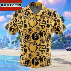 Seven Deadly Sins Tattoos Seven Deadly Sins Gift For Family In Summer Holiday Button Up Hawaiian Shirt