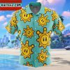 Shine Sprite Pattern Super Mario Gift For Family In Summer Holiday Button Up Hawaiian Shirt