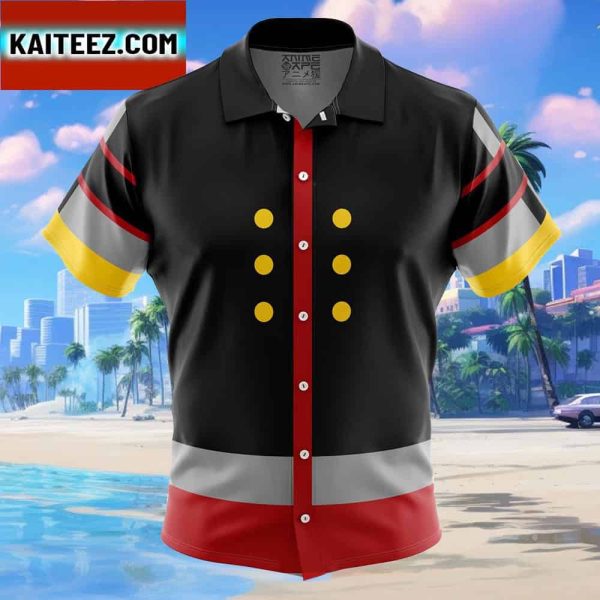 Sora Kingdom Hearts Gift For Family In Summer Holiday Button Up Hawaiian Shirt