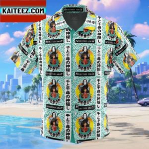 Spirited Away Studio Ghibli Gift For Family In Summer Holiday Button Up Hawaiian Shirt