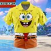 Spongebob Pattern Spongebob Squarepants Gift For Family In Summer Holiday Button Up Hawaiian Shirt