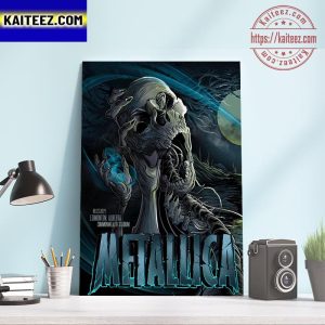 Metallica Tonight World Tour Day 1 M72 Edmonton At Commonwealth Stadium Edmonton Alberta CA August 23rd For M72 North America Tour 2024 Decor Poster Canvas