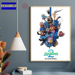 Disney Zootopia2 Come To Theaters On November 26th 2026 Home Decor Poster Canvas