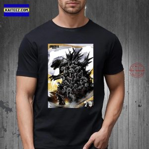 Godzilla 70th Anniversary With All Versions Poster T-Shirt