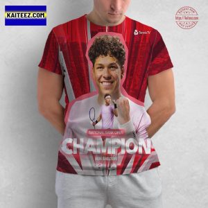 National Bank Open Ben Shelton Defeats Khachanov To Claim Masters 1000 On August 2025 All Over Print Shirt