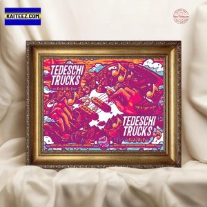 Tedeschi Trucks Band Red Rocks Amphitheatre Tour On August 1st and 2nd 2025 At Morrison Colorado 2 Home Decor Poster Canvas