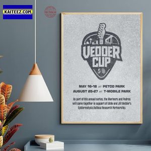 Vender Cup Seattle Mariners And San Diego Padres Fund To Epidermolysis Bullosa Research Partnership Home Decor Poster Canvas