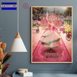 Wicked For Good New Poster Featuring Ariana Grande As Glinda Home Decor Poster Canvas