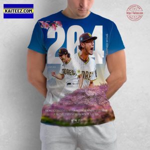 Yu Darvish 204 Wins Combined MLB and NPB 2025 All Over Print T-Shirt
