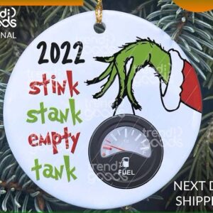 2022 Grinch Take A Gas Can Grinch Decorations Outdoor Ornament