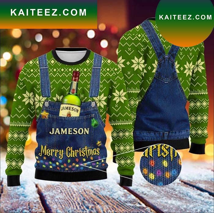 2022 Jameson Irish Whiskey Ugly Christmas Sweater 2022 Jameson Irish Whiskey Ugly Christmas Sweater