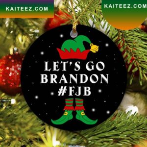 2022 Lets Go Brandon FJB Grinch Christmas Grinch Decorations Outdoor Ornament