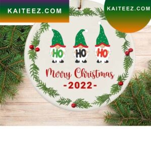 2022 Merry Christmas Hohoho Gnome Christmas Ornament