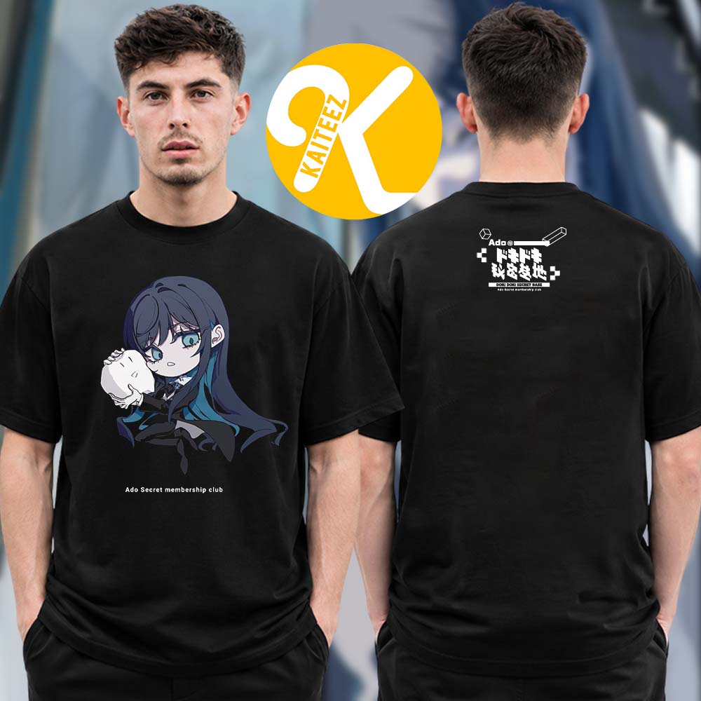 Ado Merch Stadium Live 2026 Ado's Exciting Secret Base Two Sided Unisex T-Shirt Ado Merch Stadium Live 2026 Ado's Exciting Secret Base Two Sided Unisex T-Shirt
