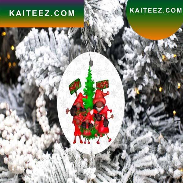 African American Christmas Gnomes Ornament African American Christmas Gnomes Ornament