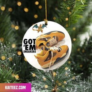 Air Jordan 4 Charizard Custom Sneaker Ornament