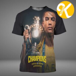 Al-Nassr Saudi Pro League 2025 2026 Champions 20th League The Captain History Cristiano Ronaldo All Over Print Shirt