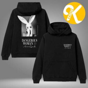 Ariana Grande Merch New Song Dangerous Woman 10 Two Sided Hoodie Shirt
