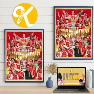 Arsenal Are Your Premier League Champions 2025 2026 Home Decor Poster Canvas